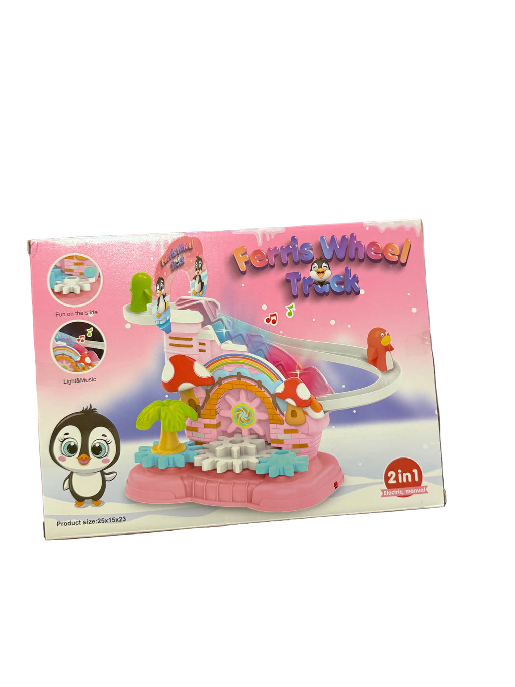 Ferris Wheel Track Penguin Toy with Music & Lights | Buy Online in Pakistan