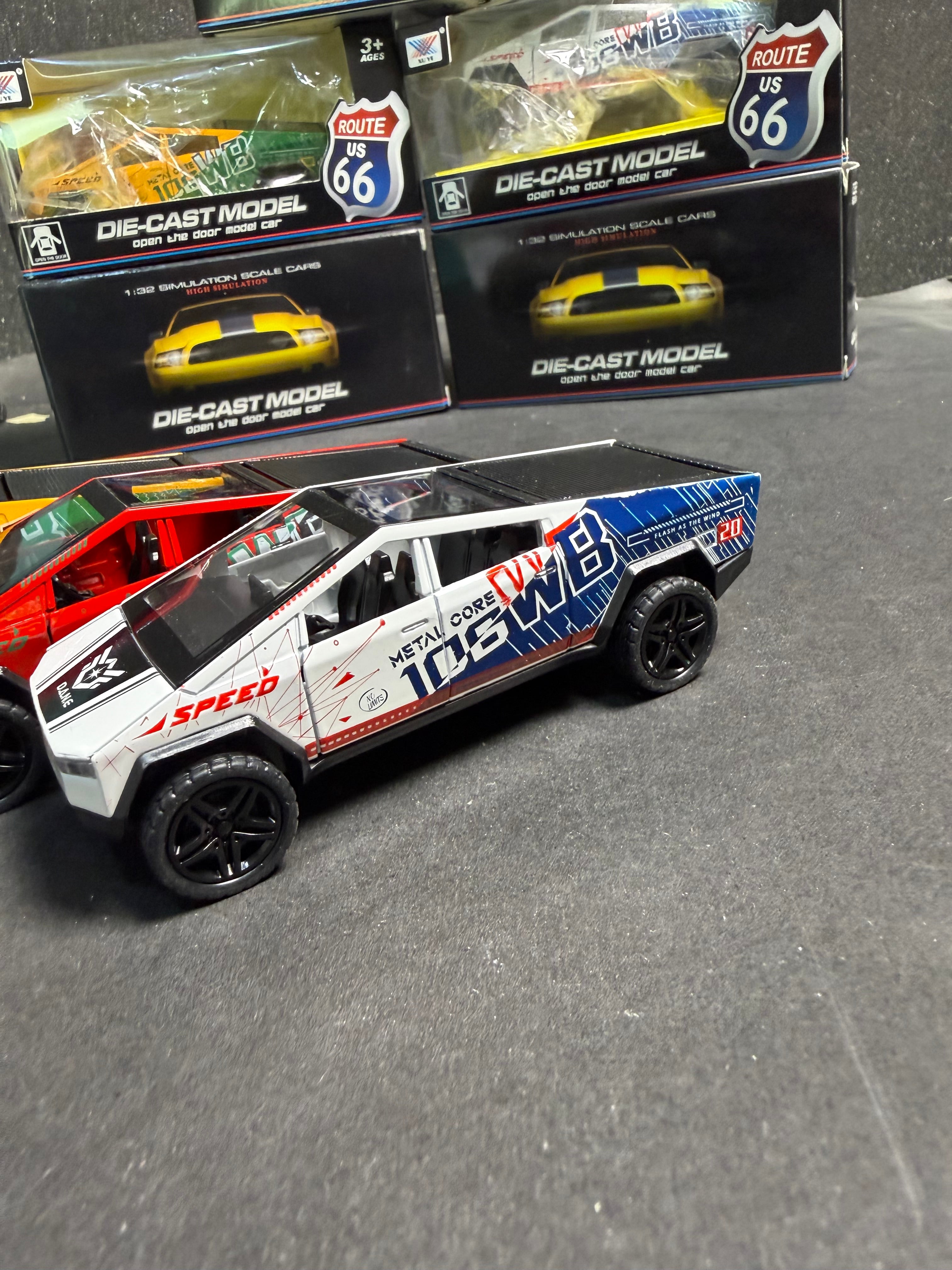 Tesla Cybertruck Die-Cast Metal Model Car – 1:36 Scale