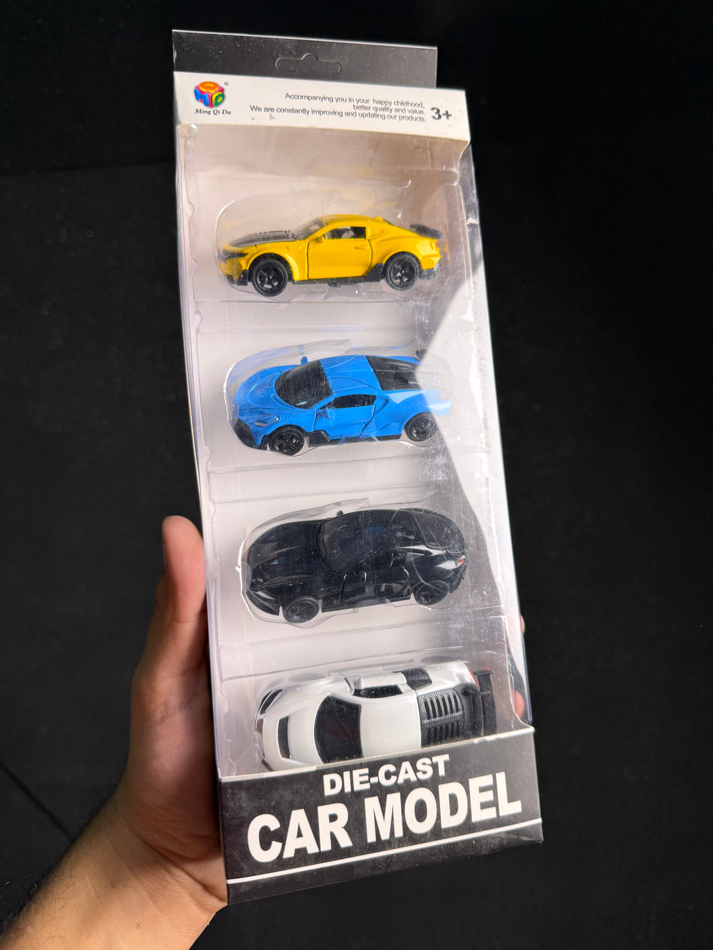 pack of 4 metal cars