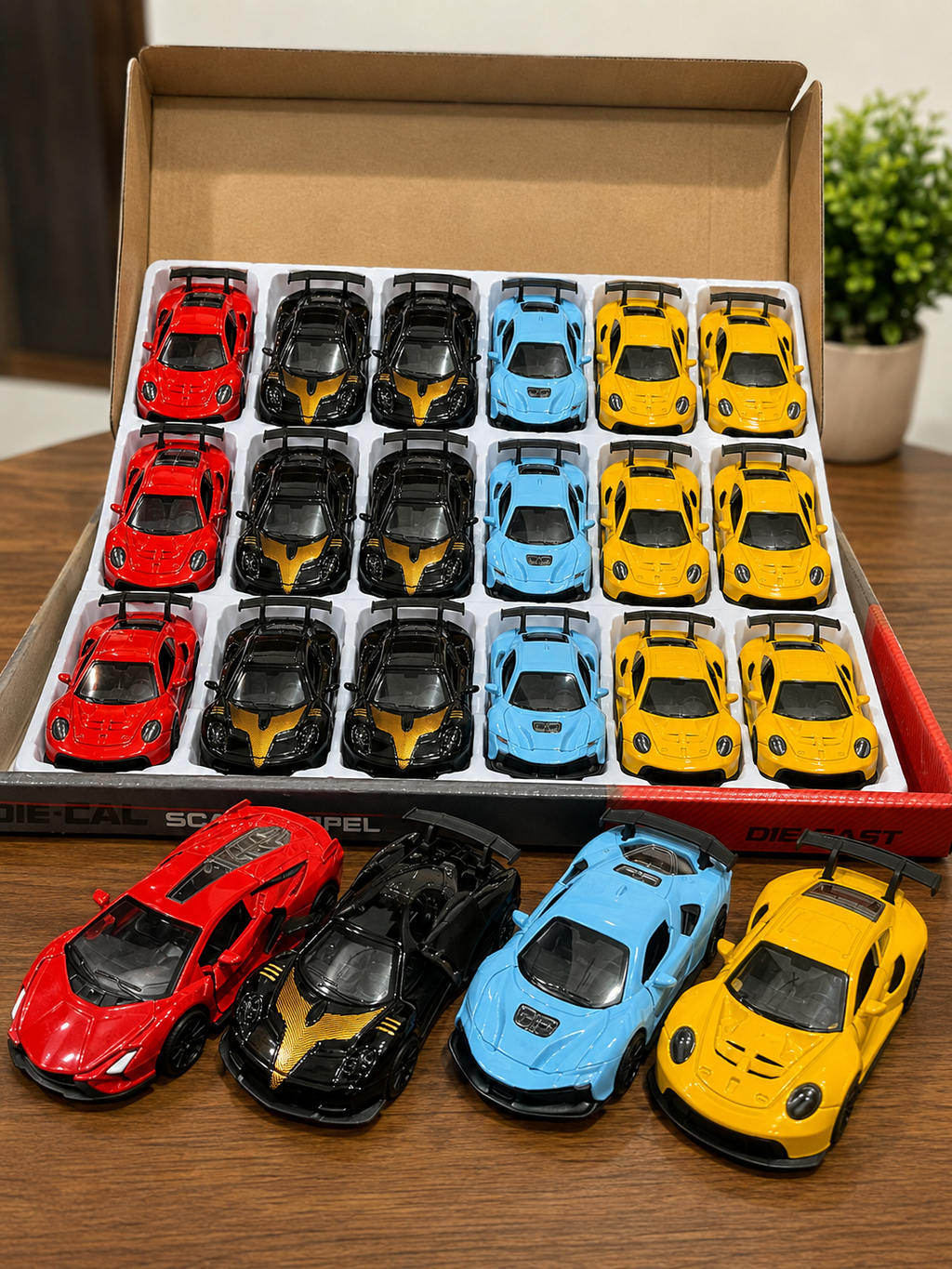Pcs Die-Cast Sports Car Set | 1:43 Scale Toy Cars | Pull Back Racing Cars | Kids Toy Car Collection