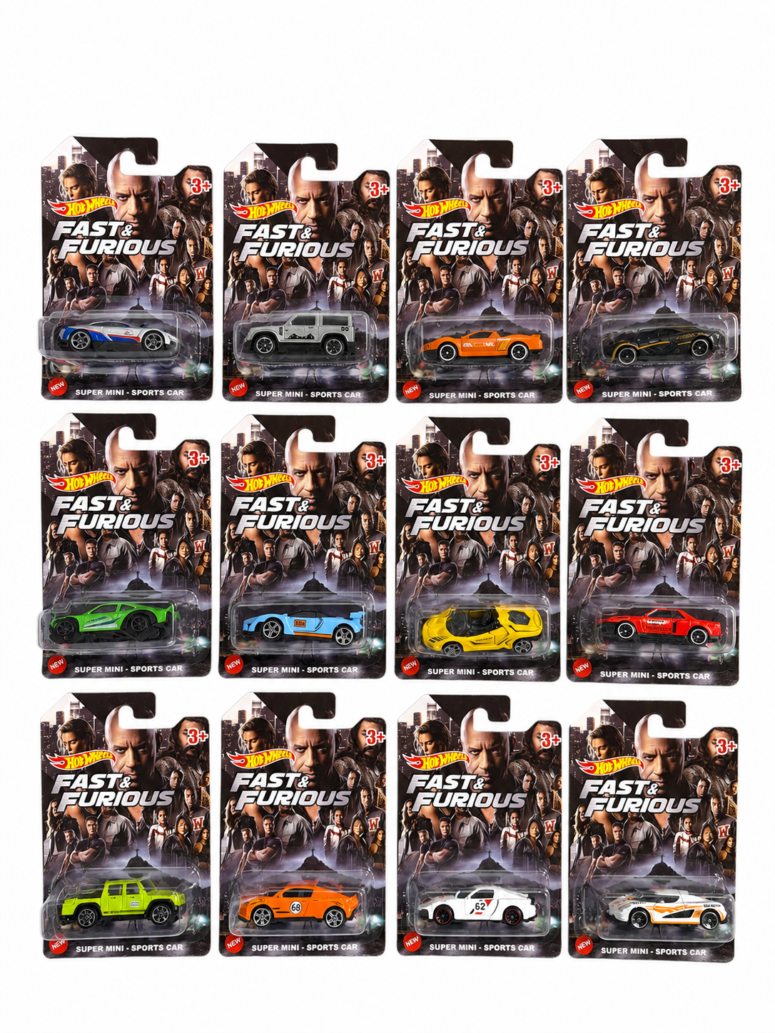 Fast & Furious Die-Cast Toy Car – Random 1 Pick | Mini Sports Car