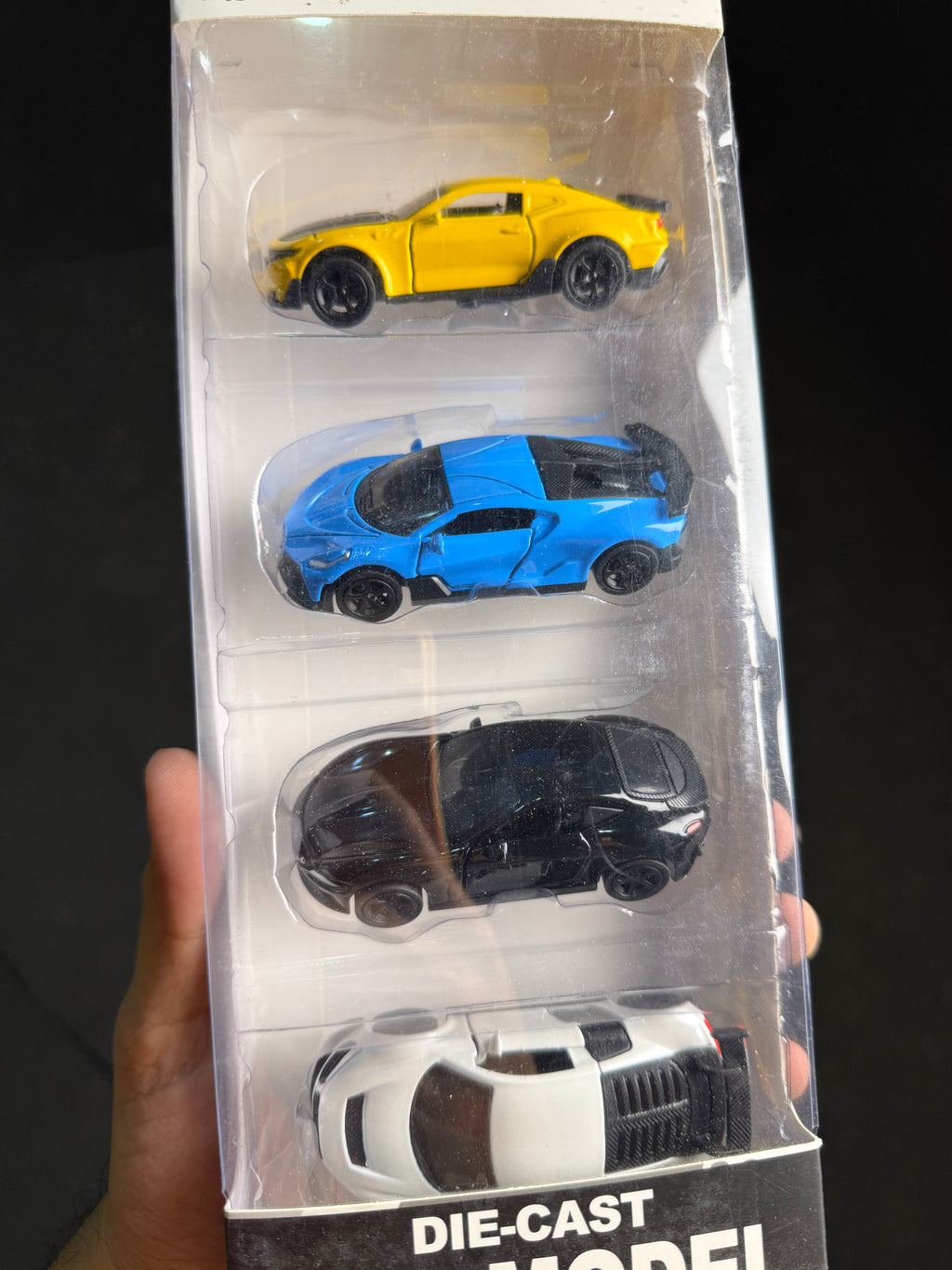 pack of 4 metal cars