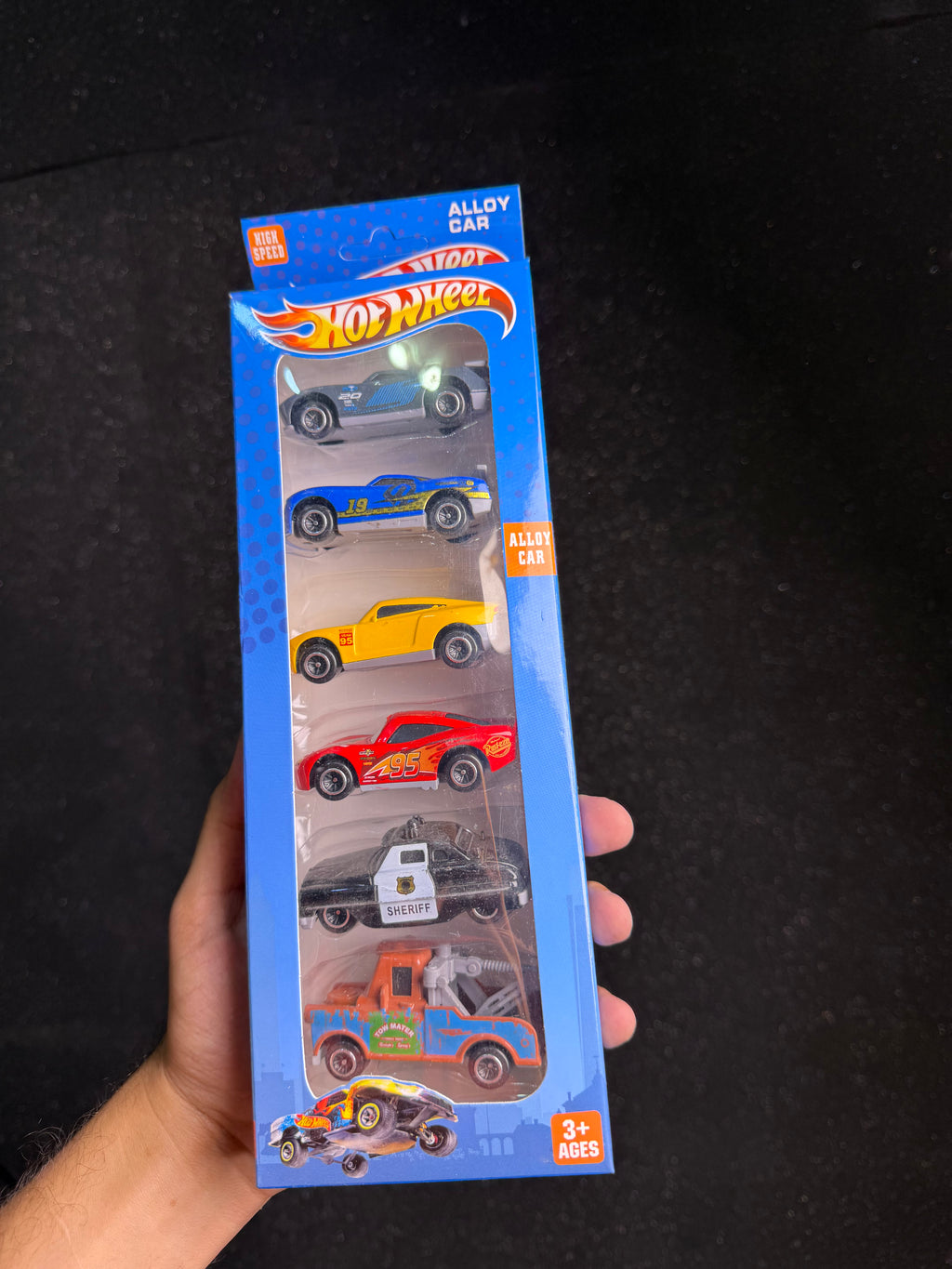 pack of 6 maqueen cars