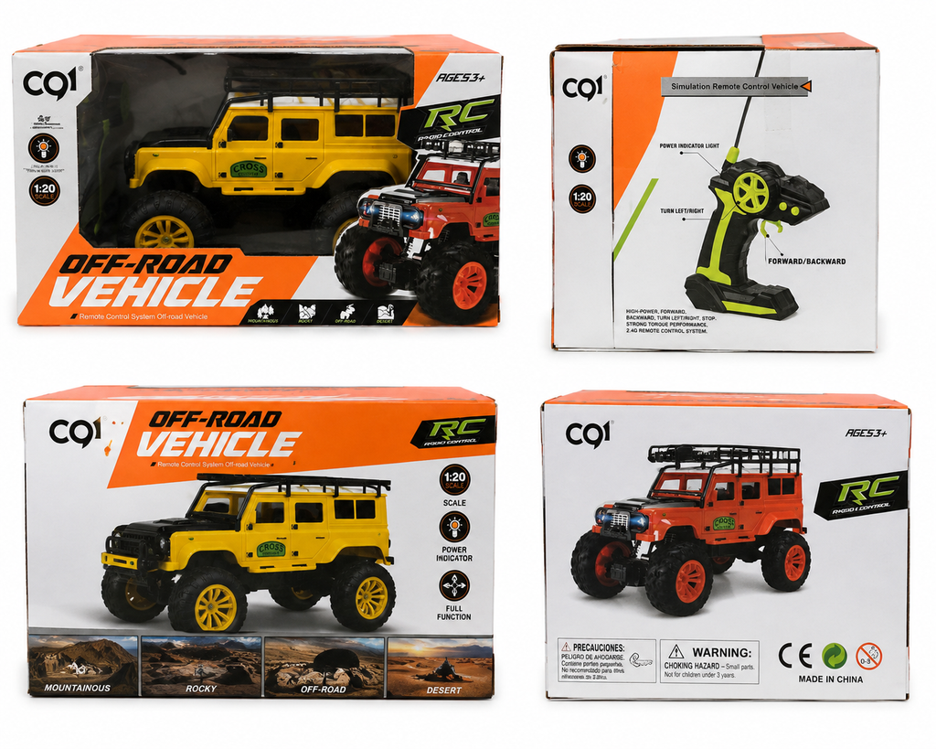 RC Monster Truck for Kids | Big Wheel Off Road Toy Car | Toy Bazar Pakistan