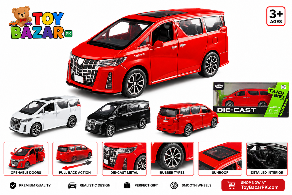 Toyota Alphard Style Die-Cast Model Car