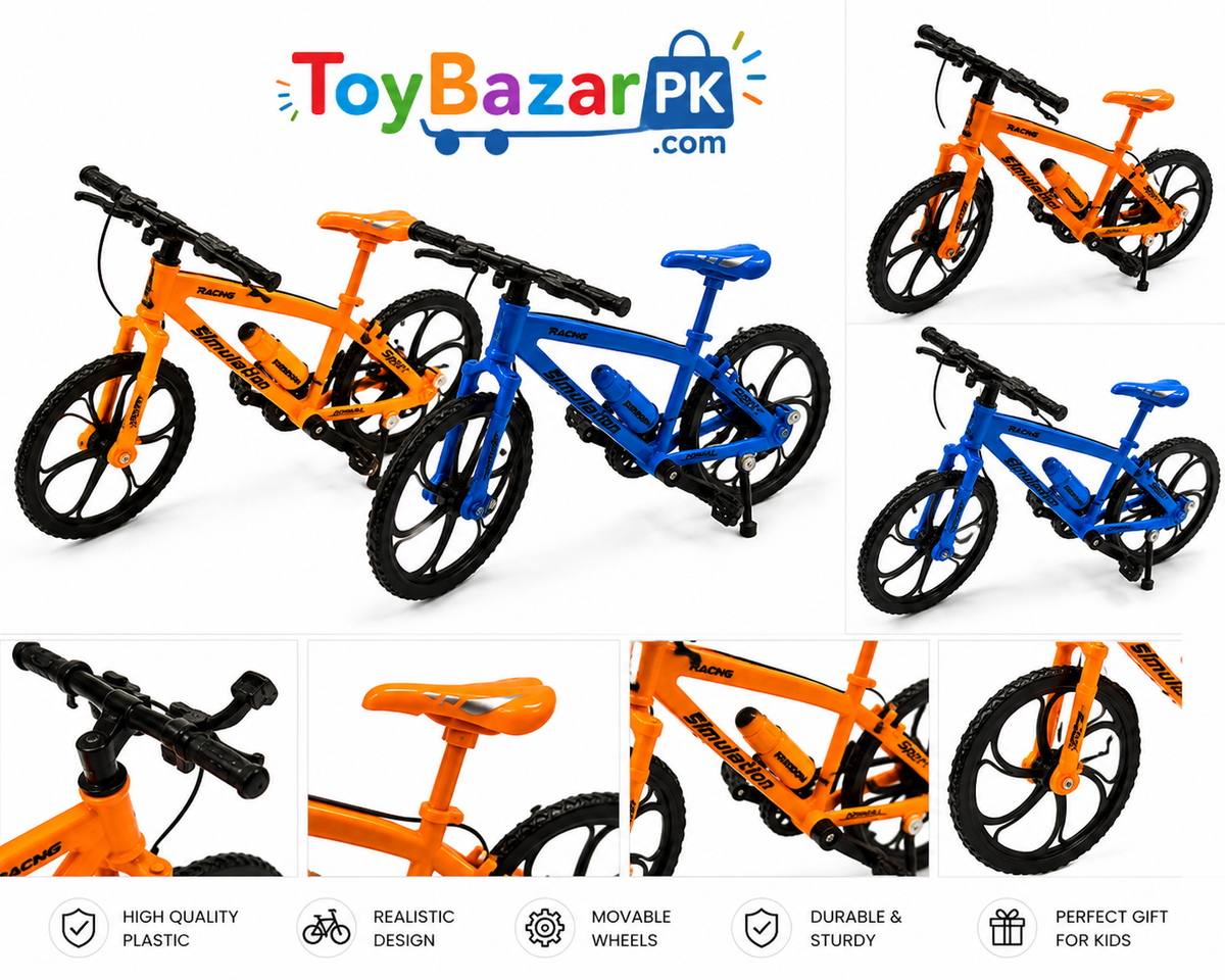 Die-Cast Mini Mountain Bike Model | Realistic Metal Bicycle Toy