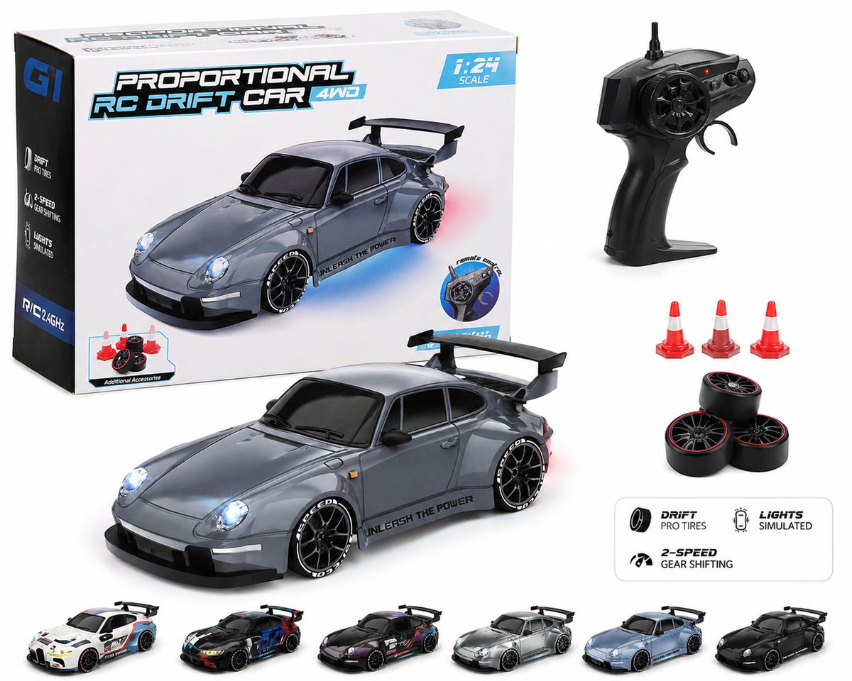 1:24 4WD RC Drift Racing Car – 2.4GHz Remote Control