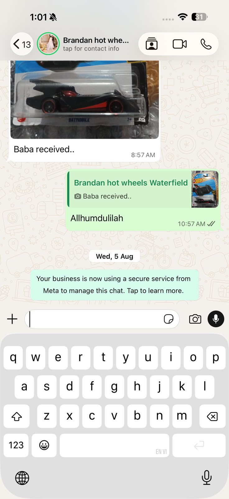 Customer review screenshot